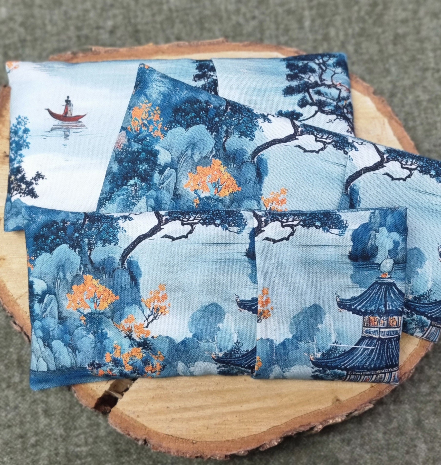 INDIGO TEMPLE Augenkissen mit Lavendelduft