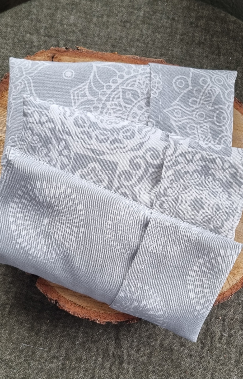SOFT GREY – Augenkissen mit Lavendelduft